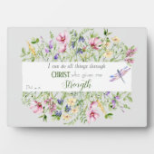 Ik kan alle dingen bijbelvers doen fotoplaat (voorkant)