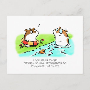 Ik kan alle dingen Briefkaart doen