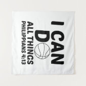 IK KAN ALLE DINGEN DOEN, BASKETBALL FUN WANDKLEED (Voorkant (horizontaal))