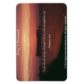 Ik kan alle dingen doen Bijbel Quote Magneet (Verticaal)