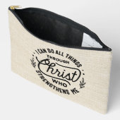 Ik kan alle dingen doen door Christus canvas look Etui (Open)