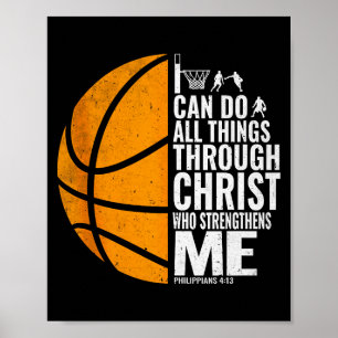 Ik kan alle dingen doen door Christus Christelijk Poster
