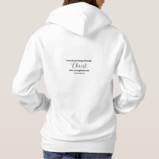 Ik kan alle dingen doen door Christus - vrouwen ho Hoodie
