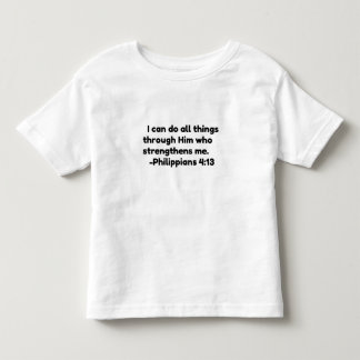 IK KAN ALLE DINGEN DOEN MET HEM DIE ME VERSTERKT KINDER SHIRTS