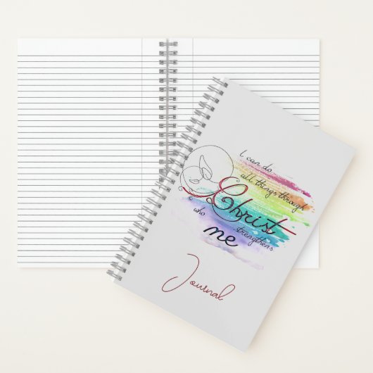 Ik kan alle dingen doen notitieboek (Binnen)