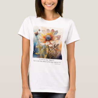 Ik kan alle dingen doen t-shirt