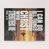 IK KAN ALLE DINGEN DOEN VIA CHRIST DIE VERSTERKT LEGPUZZEL (Horizontaal)