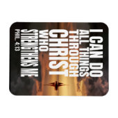IK KAN ALLE DINGEN DOEN VIA CHRIST DIE VERSTERKT MAGNEET (Horizontaal)