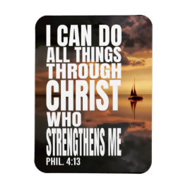 IK KAN ALLE DINGEN DOEN VIA CHRIST DIE VERSTERKT MAGNEET