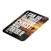 IK KAN ALLE DINGEN DOEN VIA CHRIST DIE VERSTERKT MAGNEET (Linkerzijde)