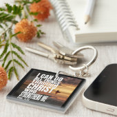 IK KAN ALLE DINGEN DOEN VIA CHRIST DIE VERSTERKT SLEUTELHANGER (Voorkant Rechts)