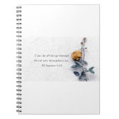 Ik kan alle dingen doen via Christ Notitieboek (Voorkant)