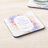 Ik kan alle dingen doen via Christus - Filippijnen Bier Onderzetter (Linkerzijde)