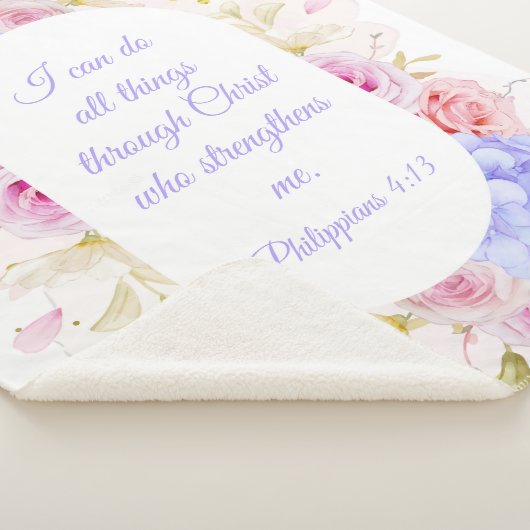 Ik kan alle dingen doen via Christus - Filippijnen Sherpa Deken (3/4)