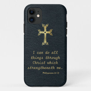 Ik kan alle dingen door Christus iPhone 11 Hoesje