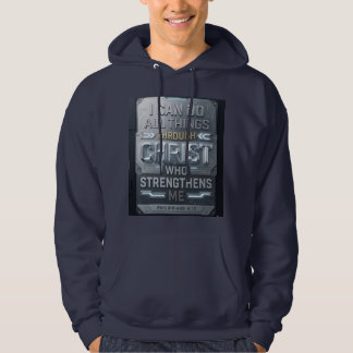 Ik kan alle dingen – Filippenzen 4:13 Hoodie