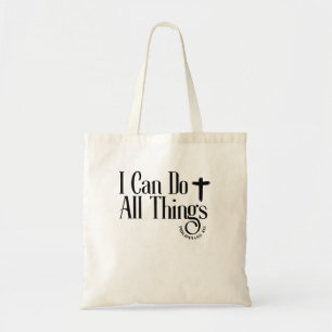 Ik kan alle dingen Filippenzen 4:13 Tote Bag