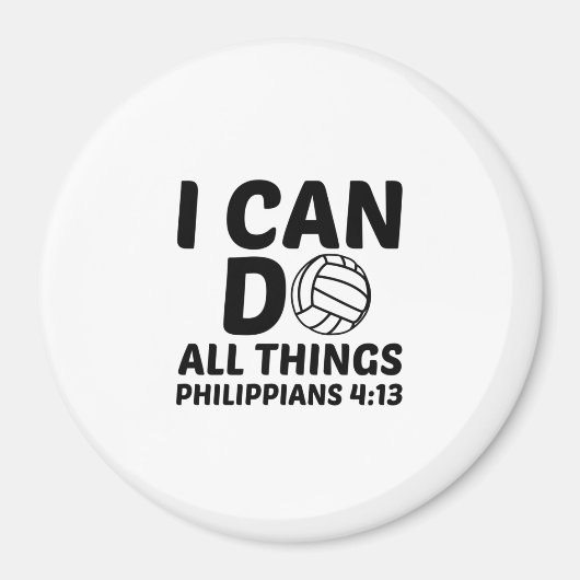 IK KAN ALLE DINGEN VOLLEYBALL DOEN MAGNEET (Voorkant)