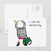 Ik kan alles doen. briefkaart (Voorkant / Achterkant)