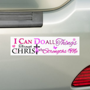 IK KAN ALLES DOEN DOOR CHRIST BUMPERSTICKER