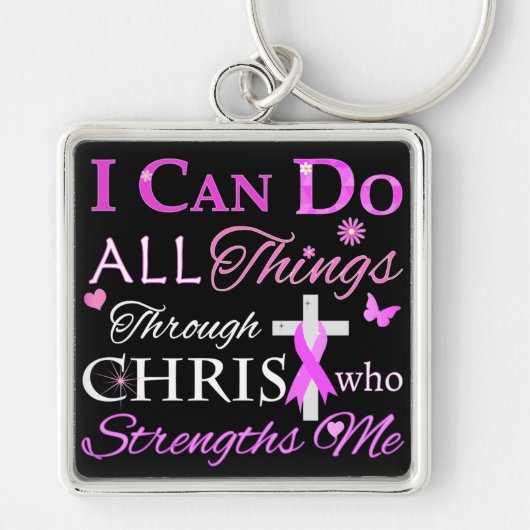 IK KAN ALLES DOEN DOOR CHRIST SLEUTELHANGER (Voorkant)