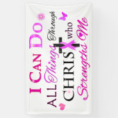 IK KAN ALLES DOEN DOOR CHRIST SPANDOEK (Verticaal)