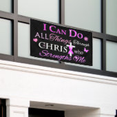 IK KAN ALLES DOEN DOOR CHRIST SPANDOEK (Buitenkant Gebouw)