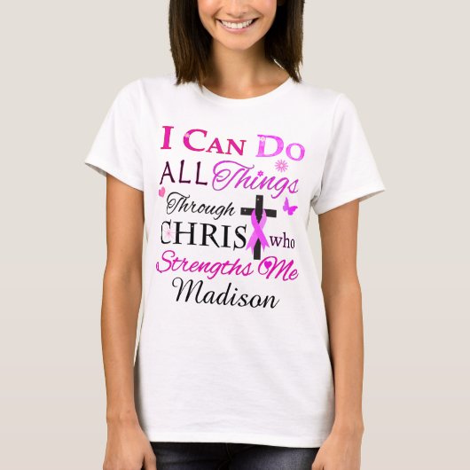 IK KAN ALLES DOEN DOOR CHRIST T-SHIRT (Voorkant)