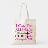 IK KAN ALLES DOEN DOOR CHRIST TOTE BAG (Achterkant)