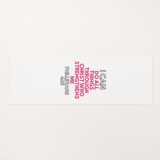 IK KAN ALLES DOEN DOOR CHRIST YOGAMAT (Voorkant (horizontaal))