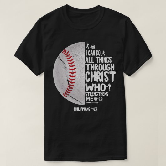 Ik kan alles doen door Christus 3 T-shirt (Design voorkant)
