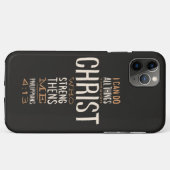 Ik kan alles doen door Christus Bijbelvers Case-Mate iPhone Case (Achterkant (horizontaal))