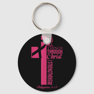 Ik kan alles doen door Christus Borstkanker A Sleutelhanger