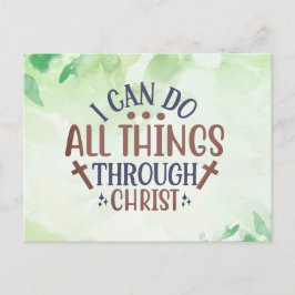 Ik kan alles doen door Christus Briefkaart