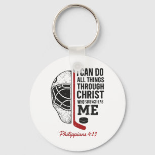 Ik kan alles doen door Christus Christelijke Hocke Sleutelhanger