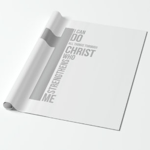 Ik kan alles doen door Christus die sterft Cadeaupapier