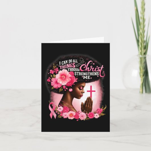 Ik kan alles doen door Christus die sterft Kaart (Voorkant)