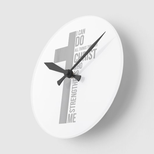 Ik kan alles doen door Christus die sterft Ronde Klok (Hoek)