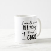 Ik kan alles doen door Christus Koffiemok (Voorkant rechts)