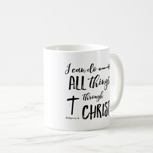Ik kan alles doen door Christus Koffiemok (Voorkant rechts)