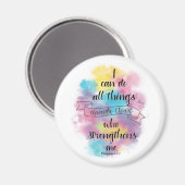 Ik kan alles doen door Christus Magneet (Voorkant / Achterkant)