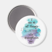 Ik kan alles doen door Christus Magneet (Voorkant / Achterkant)