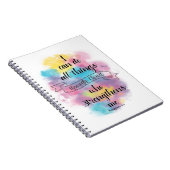 Ik kan alles doen door Christus Notitieboek (Rechterzijde)