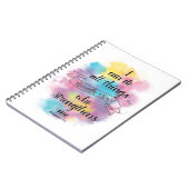 Ik kan alles doen door Christus Notitieboek (Linkerzijde)