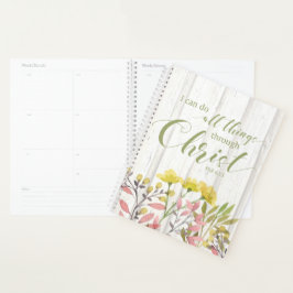 Ik kan alles doen door Christus, Phil 4:13 Planner