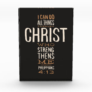 Ik kan alles doen door de Bijbel Verse Fotoblokken