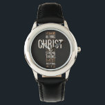 Ik kan alles doen door de Bijbel Verse. Horloge<br><div class="desc">"Ik kan alles doen via een christ die me versterkt" Filippijnen 4:13. Bijbelvers.</div>
