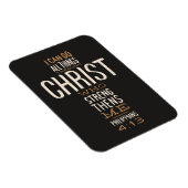 Ik kan alles doen door de Bijbel Verse. Magneet (Rechterzijde)