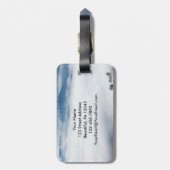 Ik kan alles doen door de Bijbelse Verse van Chris Bagagelabel (Achterkant verticaal)