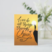 Ik kan alles doen door het Briefkaart van Christus (Staand voorkant)